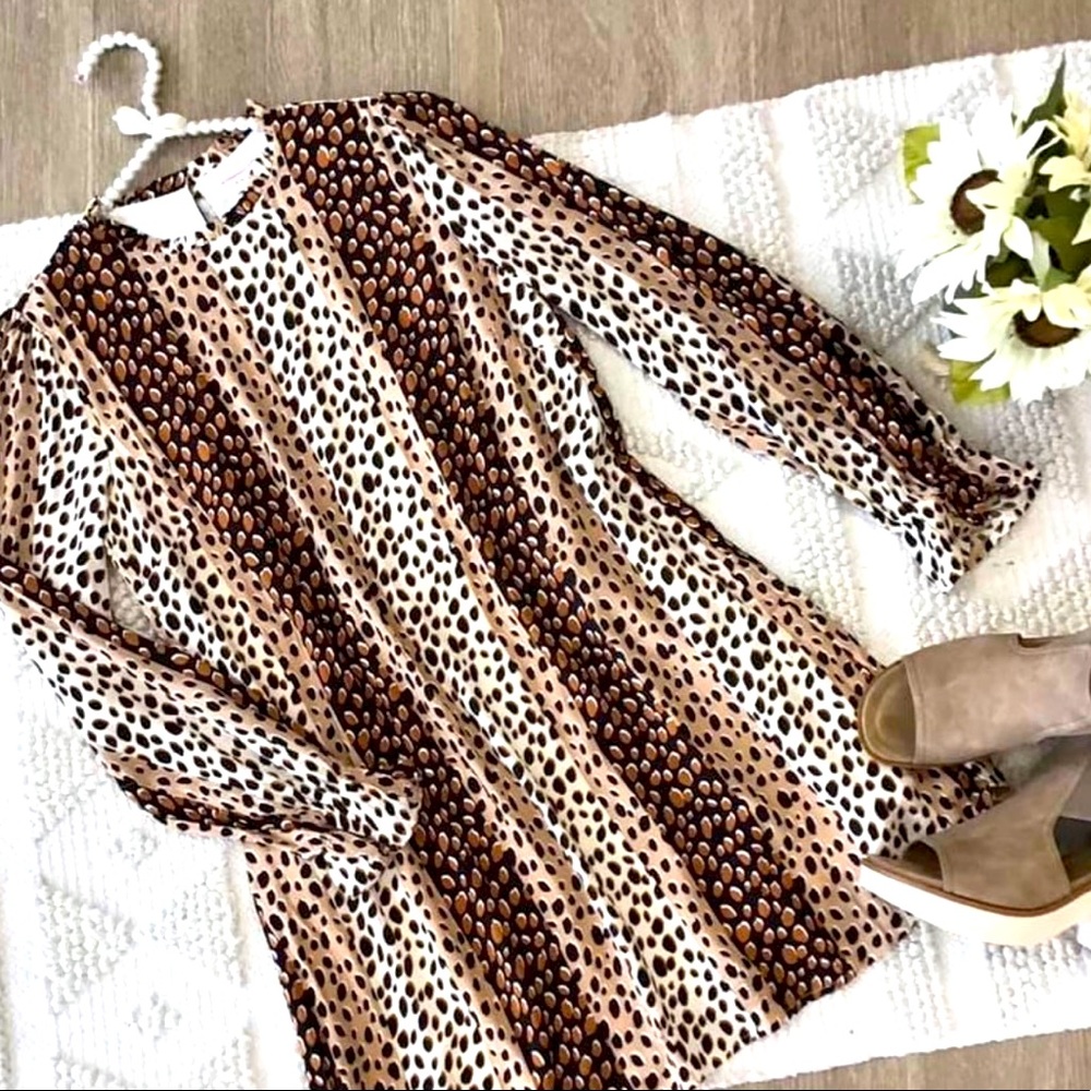 New w/ Tags Leopard Print Dress